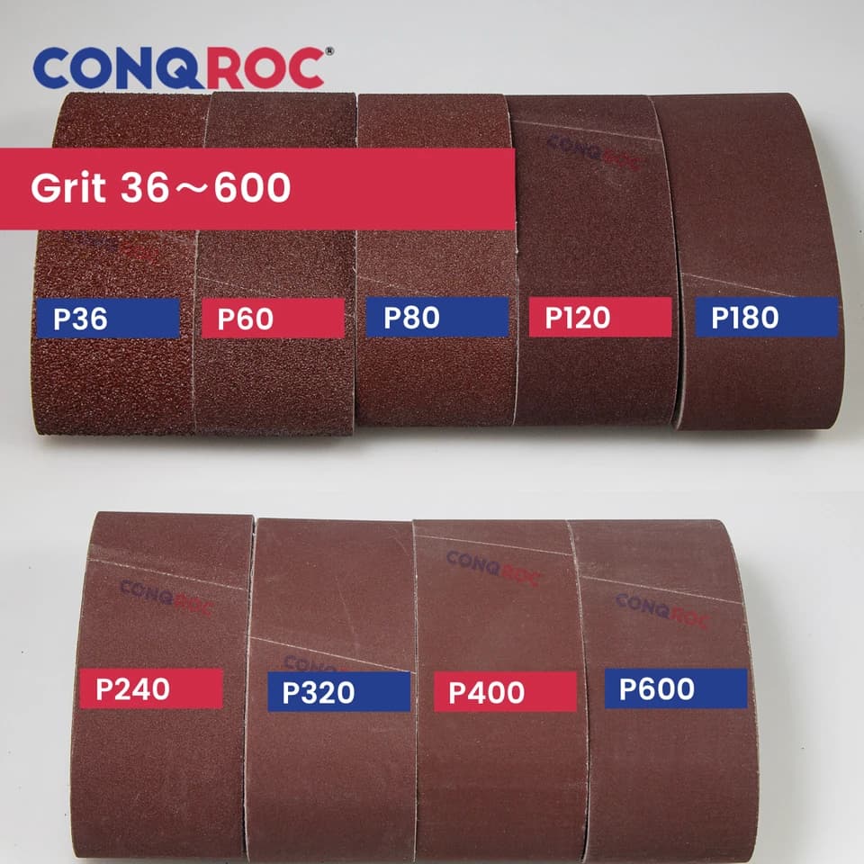 75x457mm Sanding Belts | Aluminium Oxide Abrasive | P36-P600 Grit Assortment - Thumbnail 6