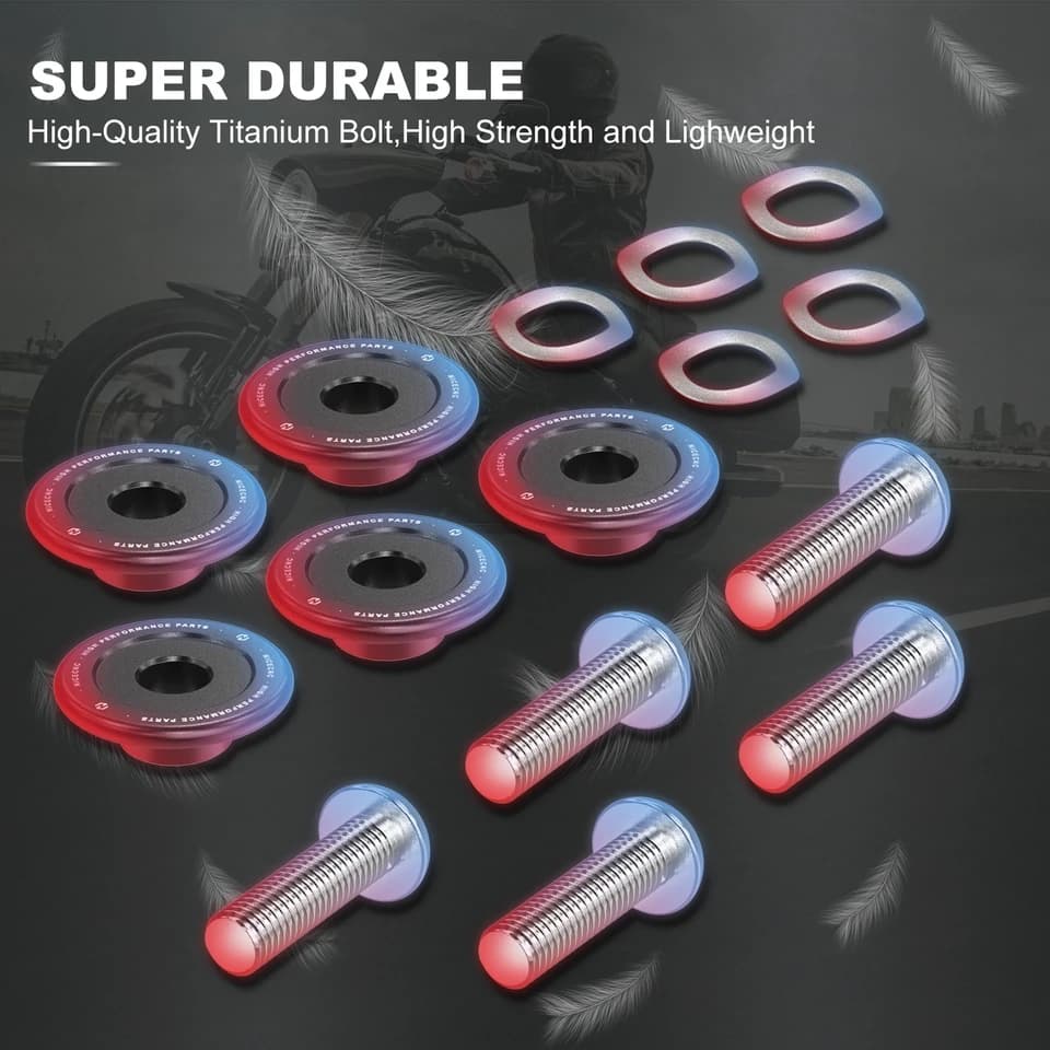 Brake Rotors Bolt Kit | For Harley Street & Road Glide | NICECNC - Thumbnail 3
