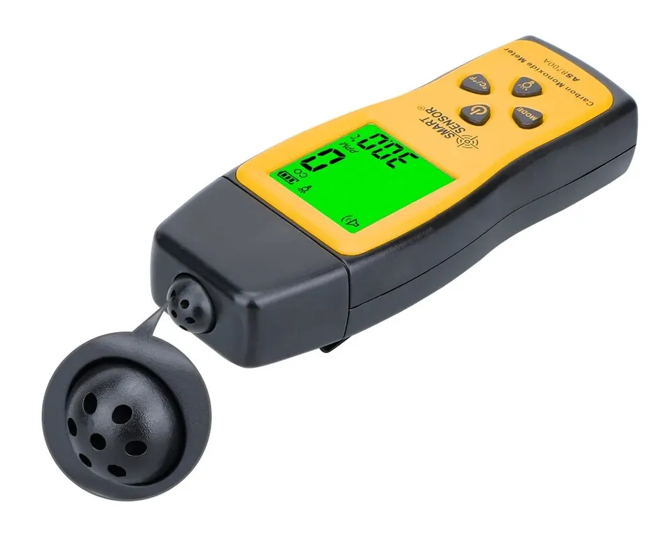 AS8700A Carbon Monoxide Detector | 1000ppm CO Meter | LCD Sound & Light Alarm - Thumbnail 3