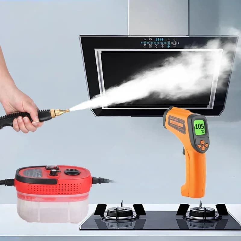 Spot Cleaner | 2500W High-Temp Steamer | 1200ml Tank for Home & Auto - Thumbnail 5
