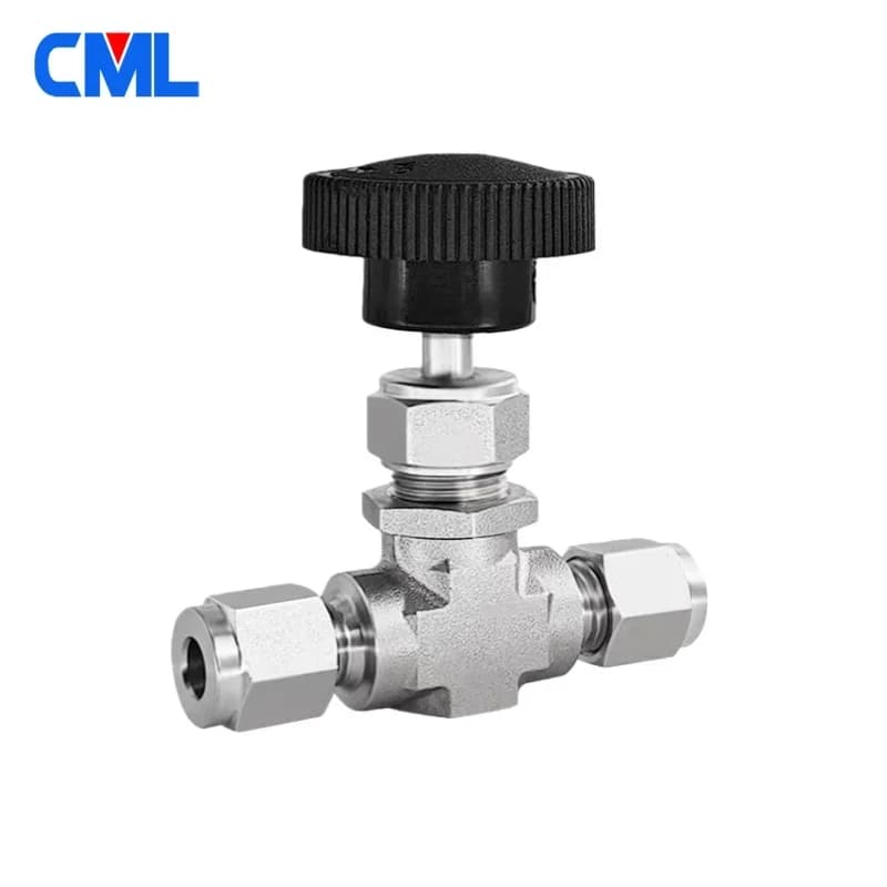 316L Stainless Steel Needle Valve | Double Ferrule Compression | 4-14mm & 1/8-1/2" OD - Thumbnail 6