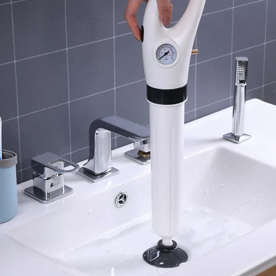 Toilet Plunger | High-Pressure Air Drain Blaster | Clog Remover Tool - Thumbnail 4