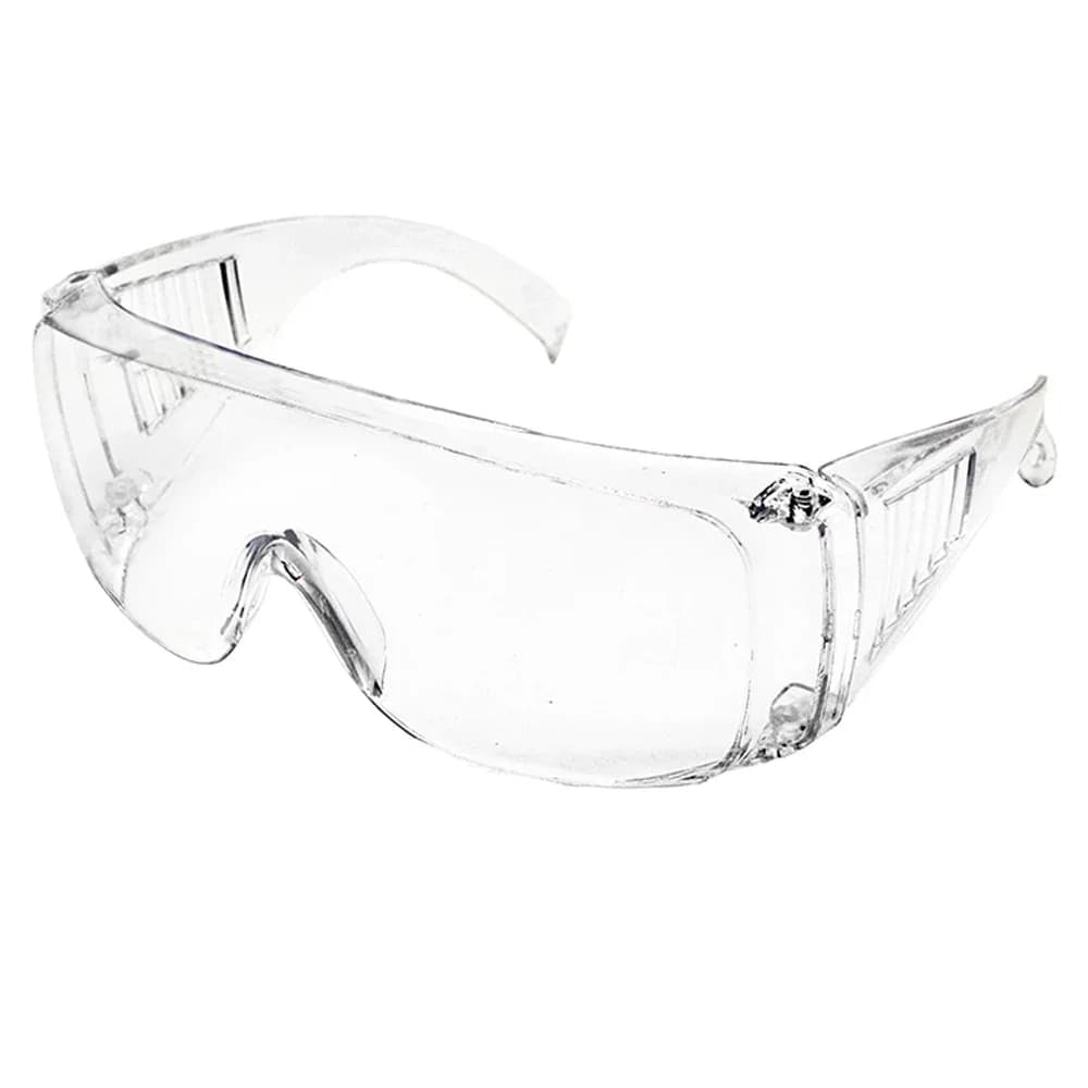 CE-certified construction safety helmet with built-in goggles, earmuffs, and a visor on an adjustable vented ABS hard hat.