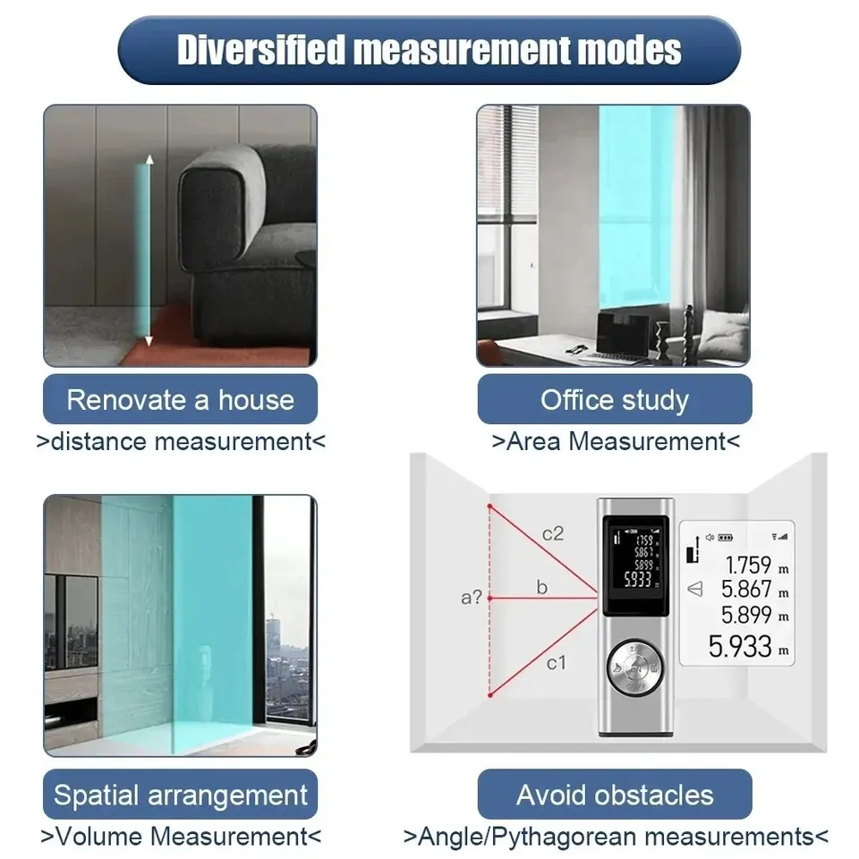 Laser Measure | Digital Angle & Distance | Portable Site Tool - Thumbnail 5
