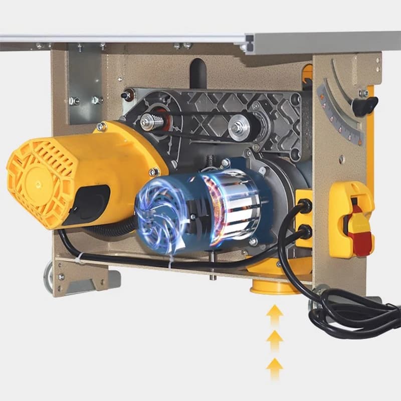 8-Inch Table Saw | Brushless Motor & Aluminum Miter Gauge | Compact Workshop & DIY Power Tool - Thumbnail 6