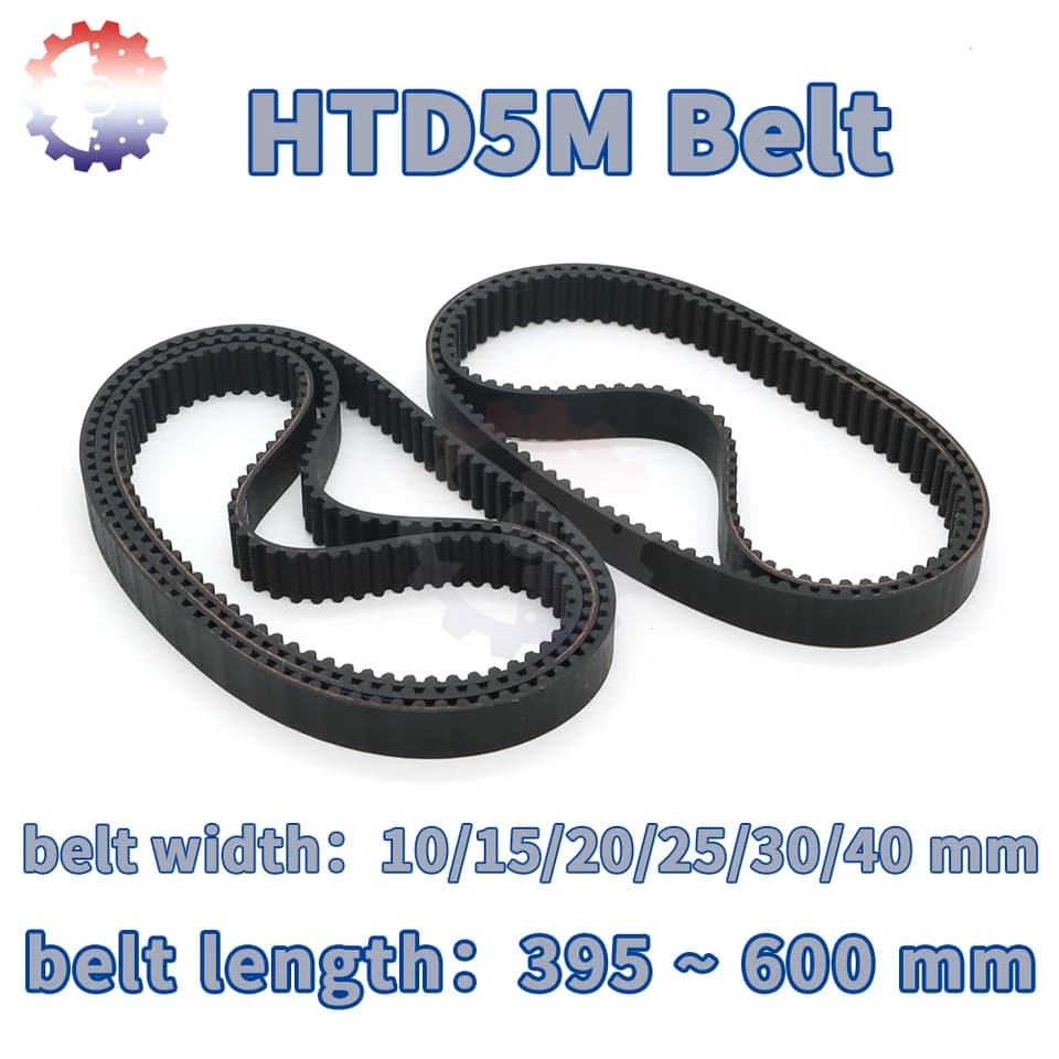 HTD 5M Timing Belt | 395-600mm Length, 10-40mm Width | Industrial Drive Belt - Thumbnail 3