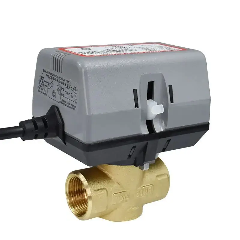 VC6013 Motorised Radiator Valve | 2-Way Brass Shut-off | 1/2" 3/4" 1" AC220V - Thumbnail 5