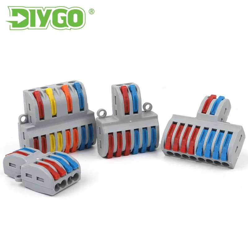Flexible Pan Connector | Push-in Splicing Terminal Block | Compact Wiring - Thumbnail 2