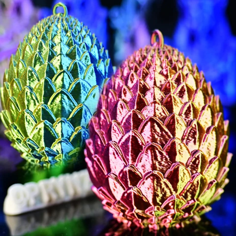 Silk PLA 1.75mm Dual/Tri-color 3D Printer Filament | Shiny Colour Change | 1kg Spool FDM - Thumbnail 5