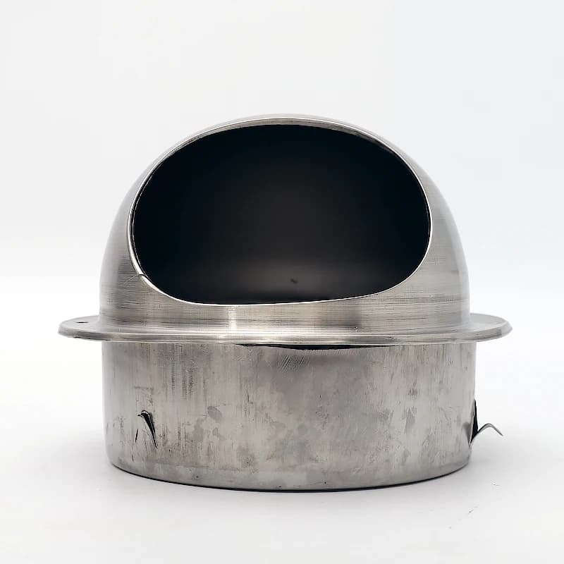 Stainless Steel Round Vent for Soffit, a single metal vent on a white background.