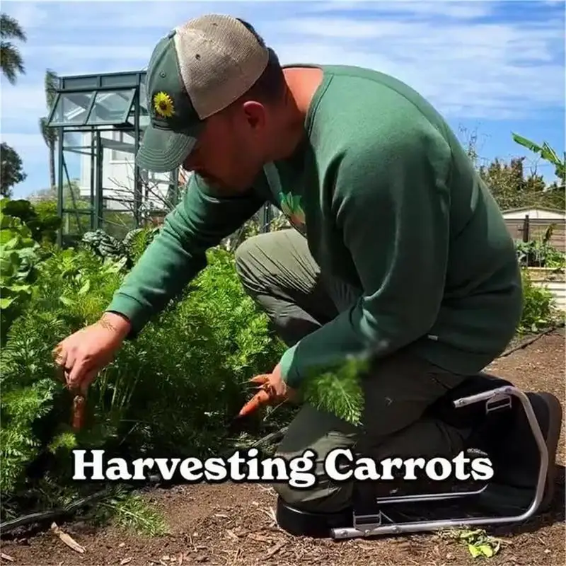 Kneeling Stool for Garden | Portable Foam Knee Pad Seat | Labour-Saving Farm Work - Thumbnail 5