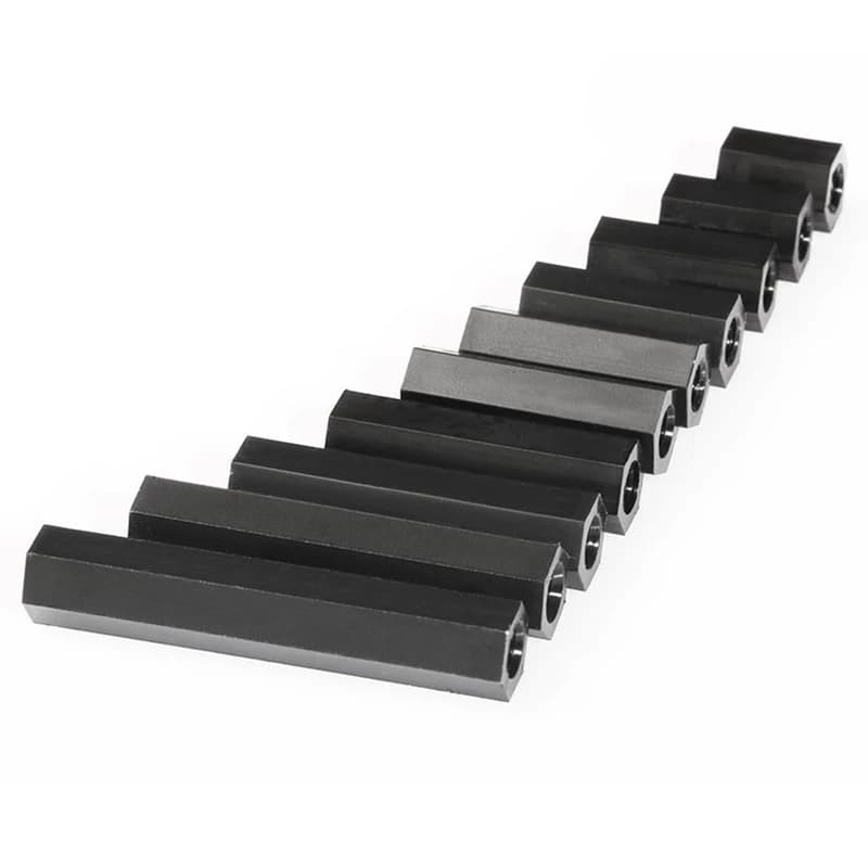 M3 Nylon Hex Ladder Standoff Kit | 500pc M3x5-25mm Spacers | PCB Board Pillar - Thumbnail 6
