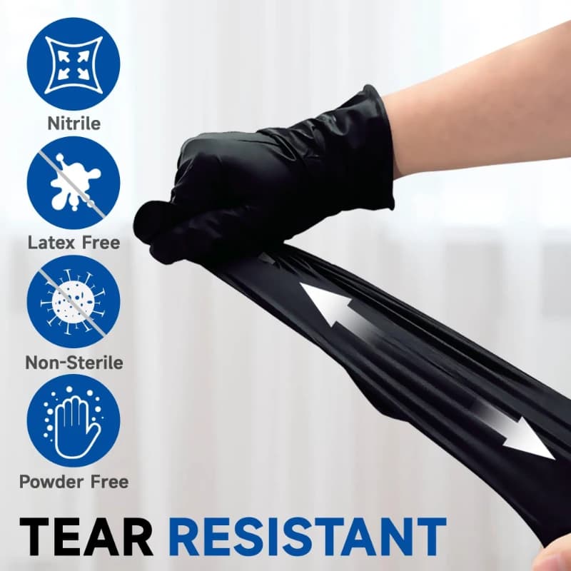 Vinyl Gloves | Latex-Free & Powder-Free | For Household Cleaning - Thumbnail 7