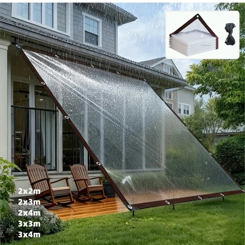 Tarpaulin Sheet | Reinforced Grommets | Windproof Greenhouse Cover - Thumbnail 3