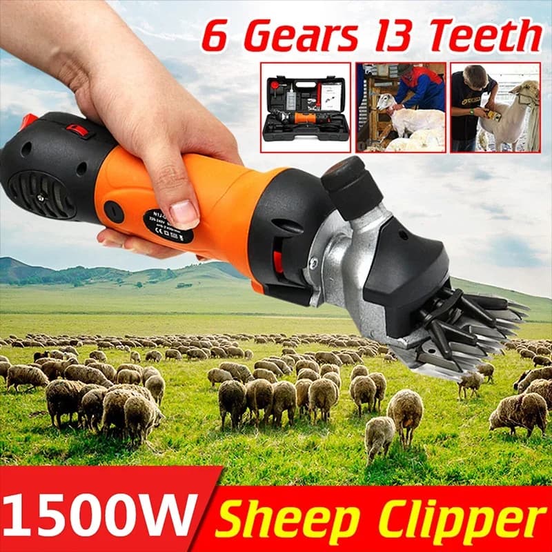 Sheep Shears | 1500W for Livestock & Cattle | Adjustable Speed - Thumbnail 3