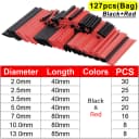 Red Black -127pcs