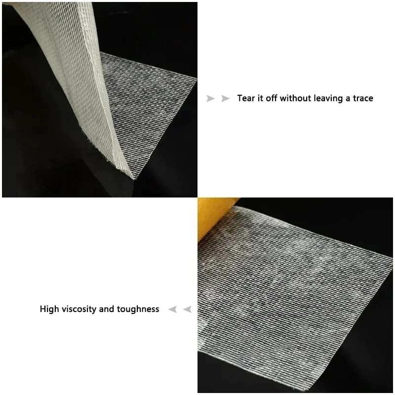 Heavy Duty Packing Tape | Strong Fixation Mesh | Waterproof & Traceless - Thumbnail 3
