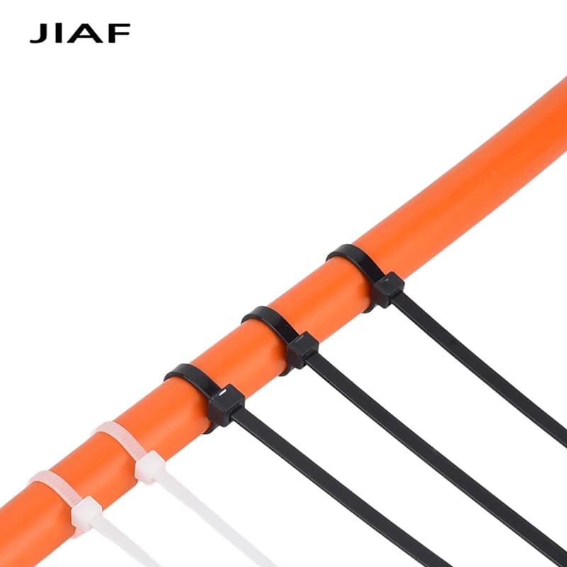Self-Locking Cable Ties | 100pc Black Nylon Zip Straps | Wire Management - Thumbnail 4
