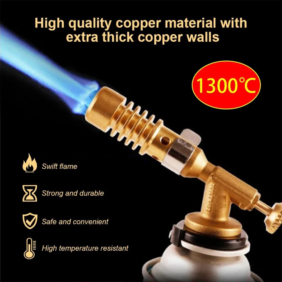 Blow Torch | Auto-Ignition Butane Gas Burner | Soldering & Camping - Thumbnail 3