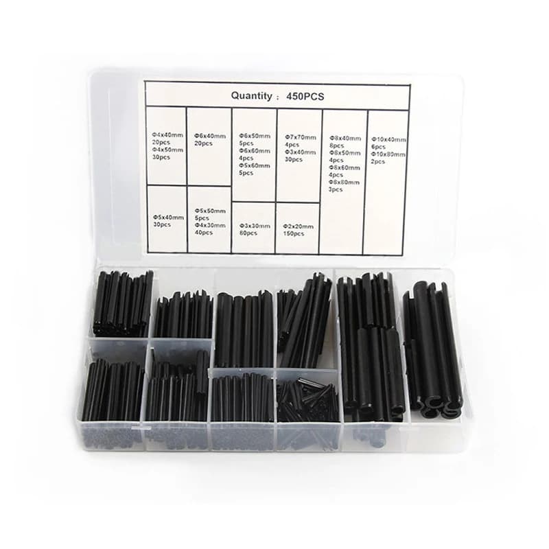 Split Pins Assortment Kit M2-M10 | Spring Steel Roll Pins | Dowel & Cotter Pin Set - Thumbnail 3