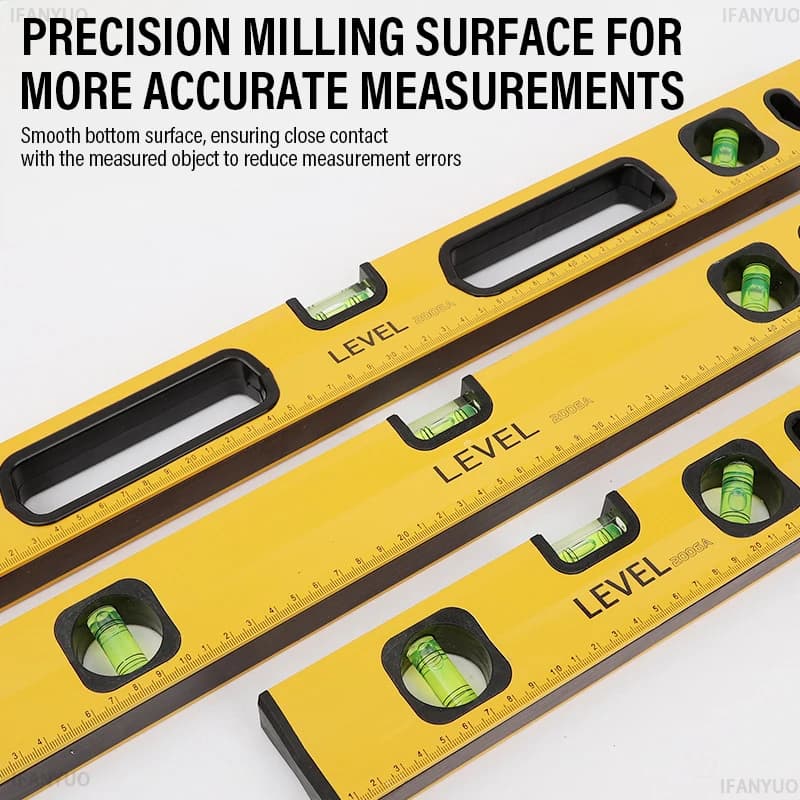 Solid Magnetic Spirit Level | Cast Aluminium | 300-600mm Multi-Size - Thumbnail 5