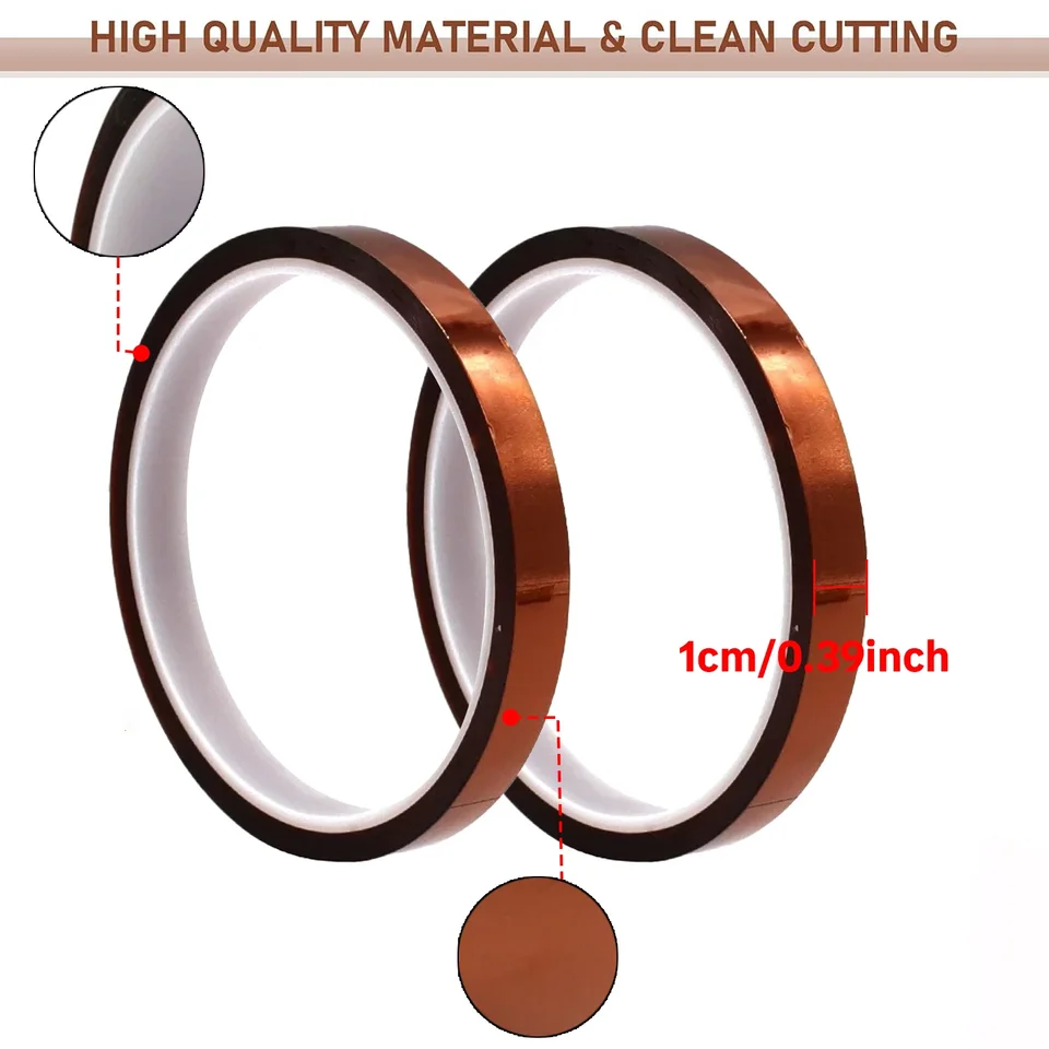 High-Temp Tape for Packing Dispenser | 33M Polyimide Insulating | Electronics - Thumbnail 4
