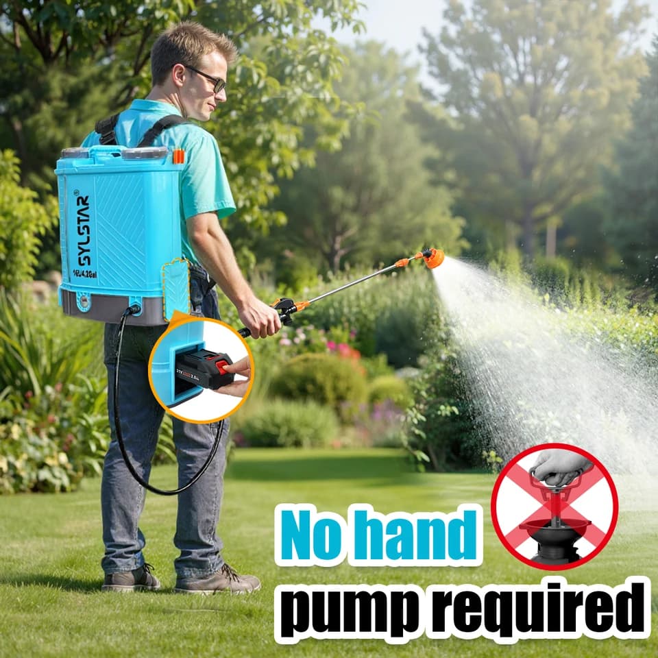 Battery Powered Sprayer Backpack | 100 PSI Electric | Makita 18V Compatible - Thumbnail 3