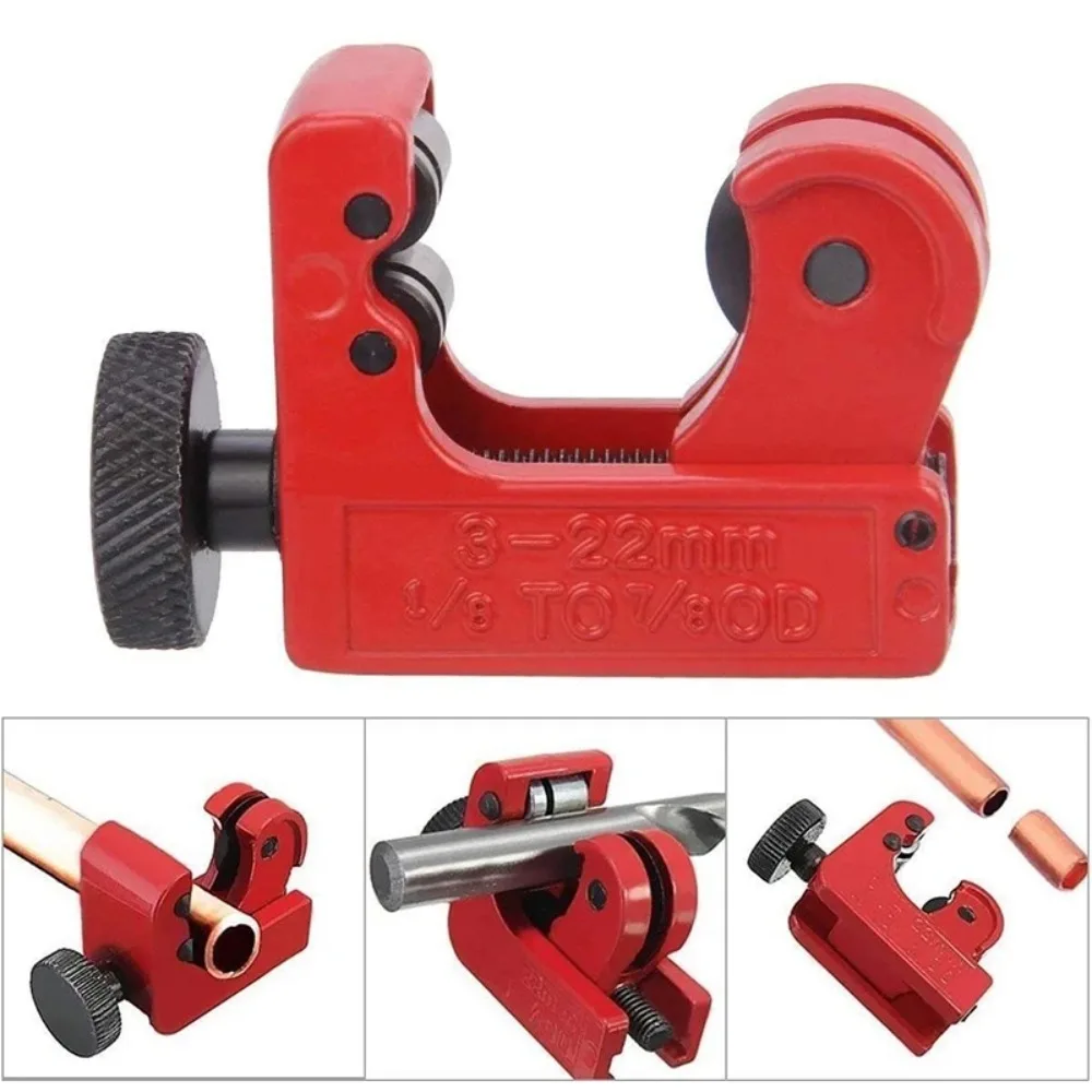 Precision Pipe Cutter | 3-16mm to 3-22mm Capacity | Zinc Alloy Construction - Thumbnail 2