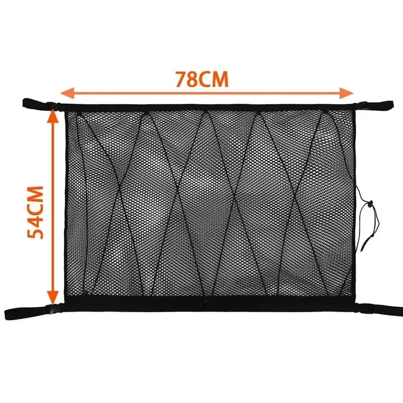 SUV Cargo Net | Breathable Mesh Ceiling Storage | Strong Load-Bearing Organiser - Thumbnail 5