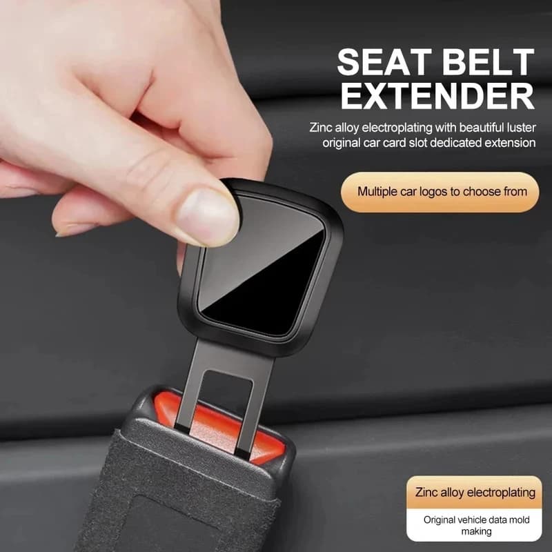 Belt Extender for Tesla & Porsche | 2-Pack Safety Buckle | Thick Insert - Thumbnail 3