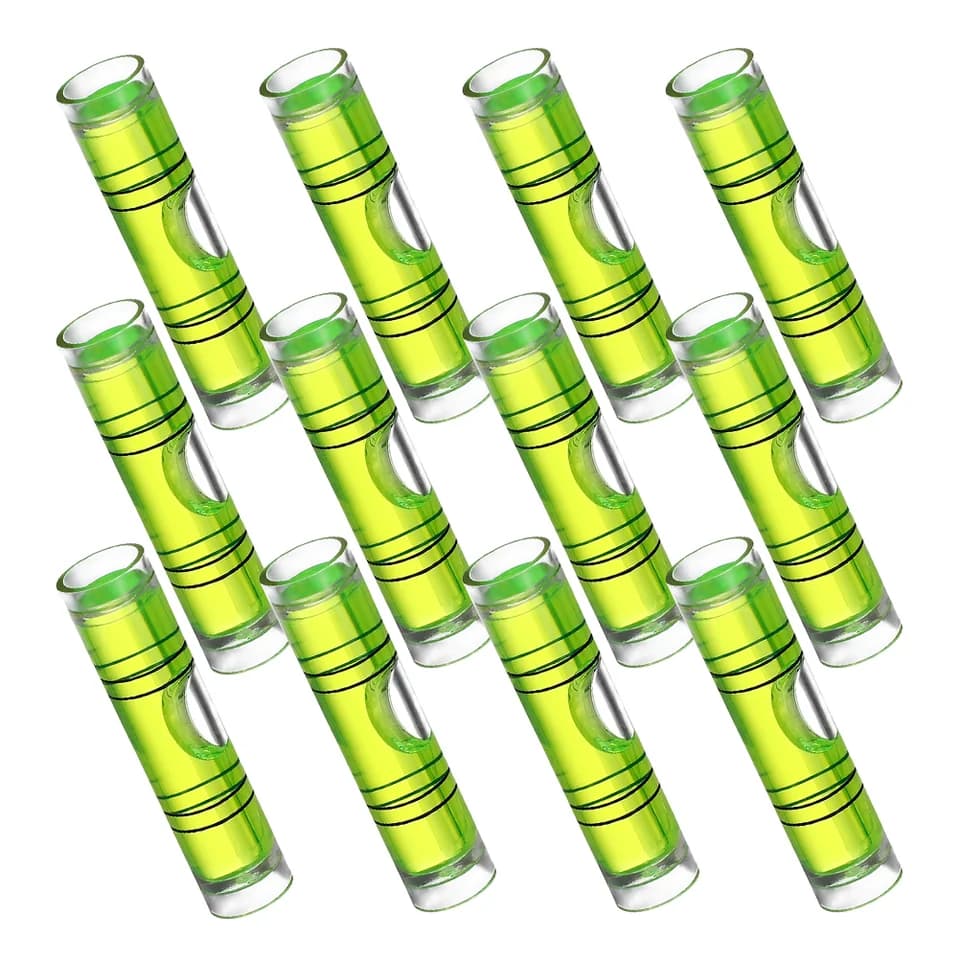 Mini Spirit Level Set | 50pc Cylindrical Bubble | Precision Measuring Tool - Thumbnail 2
