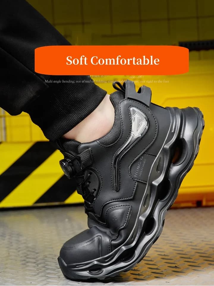 Steel Toe Cap Boots | Waterproof Safety Footwear | Rotating Dial Fastening - Thumbnail 6