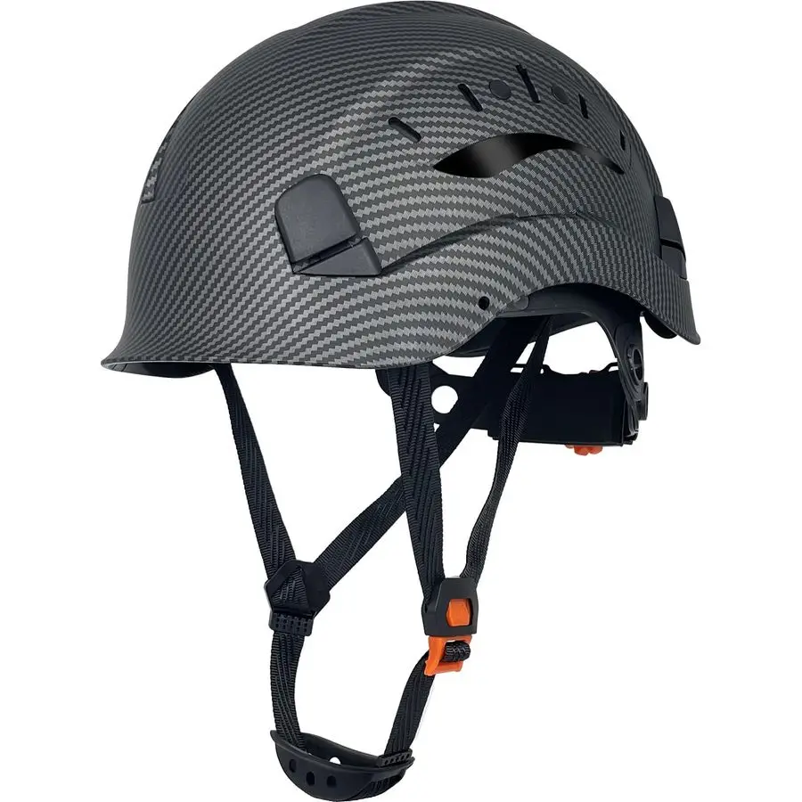 Industrial Hard Hat | 6-Point Suspension & Adjustable Vents | Construction & Outdoor Work