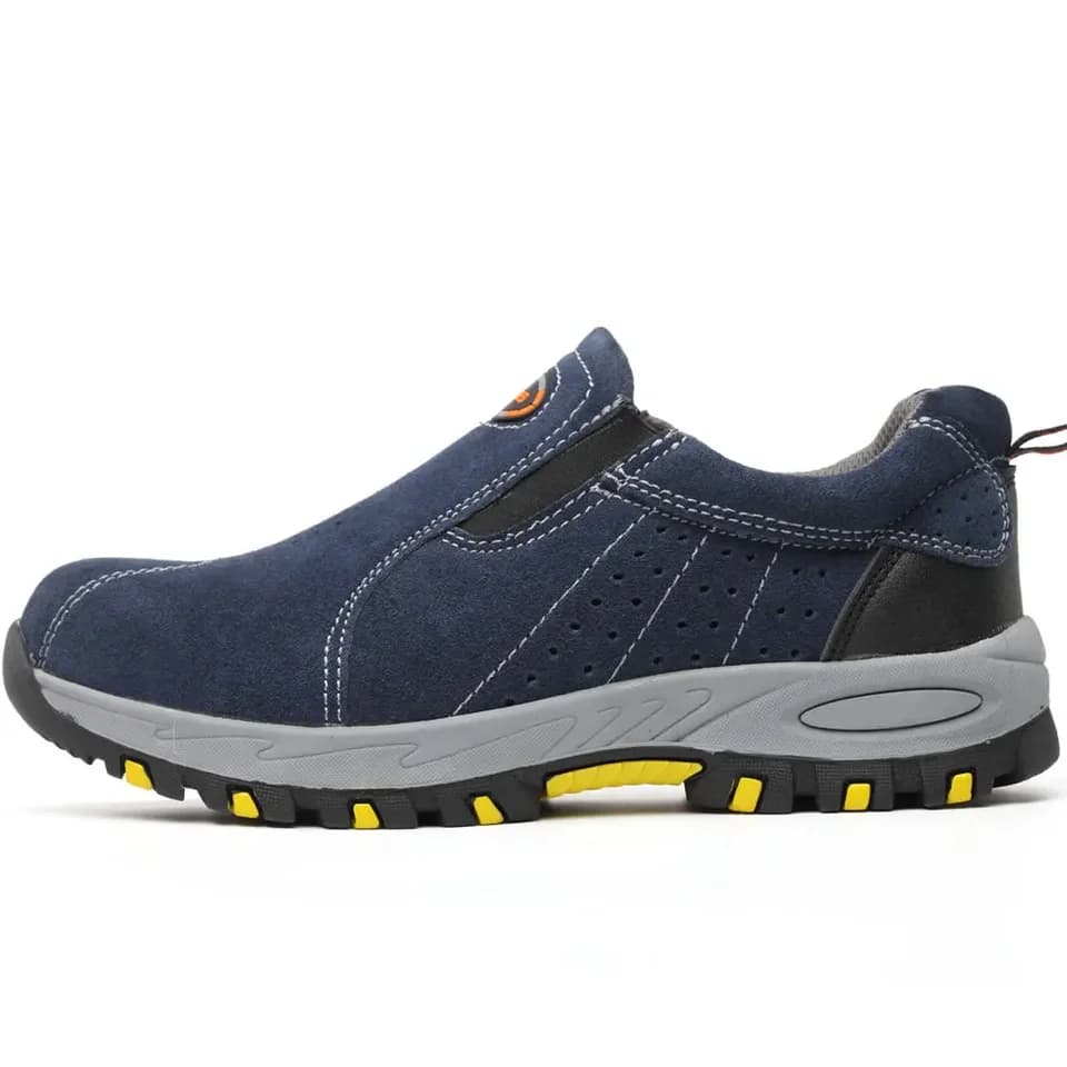Steel Toe Cap Safety Boots | Anti-Puncture Slip-On | Welder Industrial Footwear - Thumbnail 6