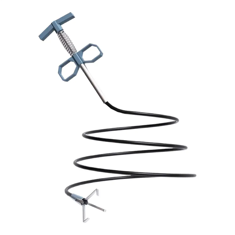 Heavy-Duty 4-Claw Drain Snake on a clean white background.