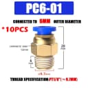 10PCS PC6-01