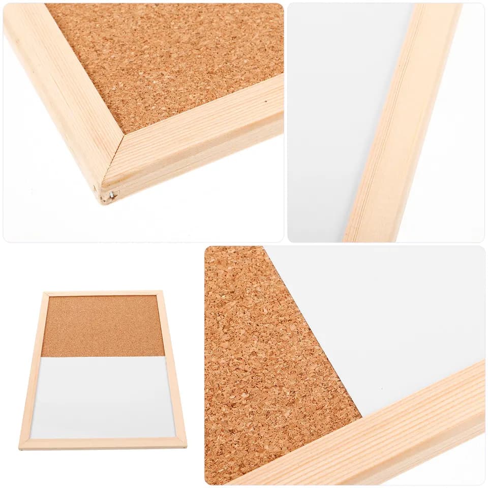 Cork Board | Magnetic Whiteboard & Pin Board | Home & Office Noticeboard - Thumbnail 4