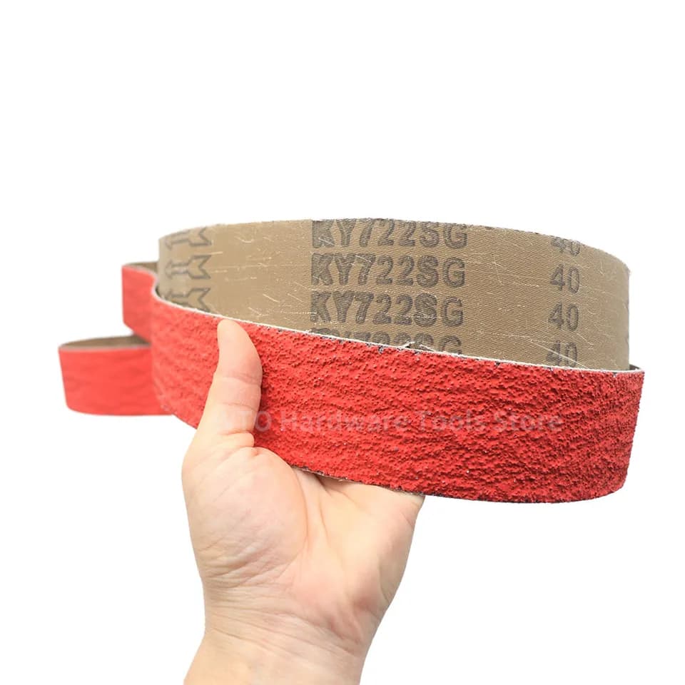 Ceramic Sanding Belts | 2100x50mm | Metal Polishing 24-80 Grit - Thumbnail 8
