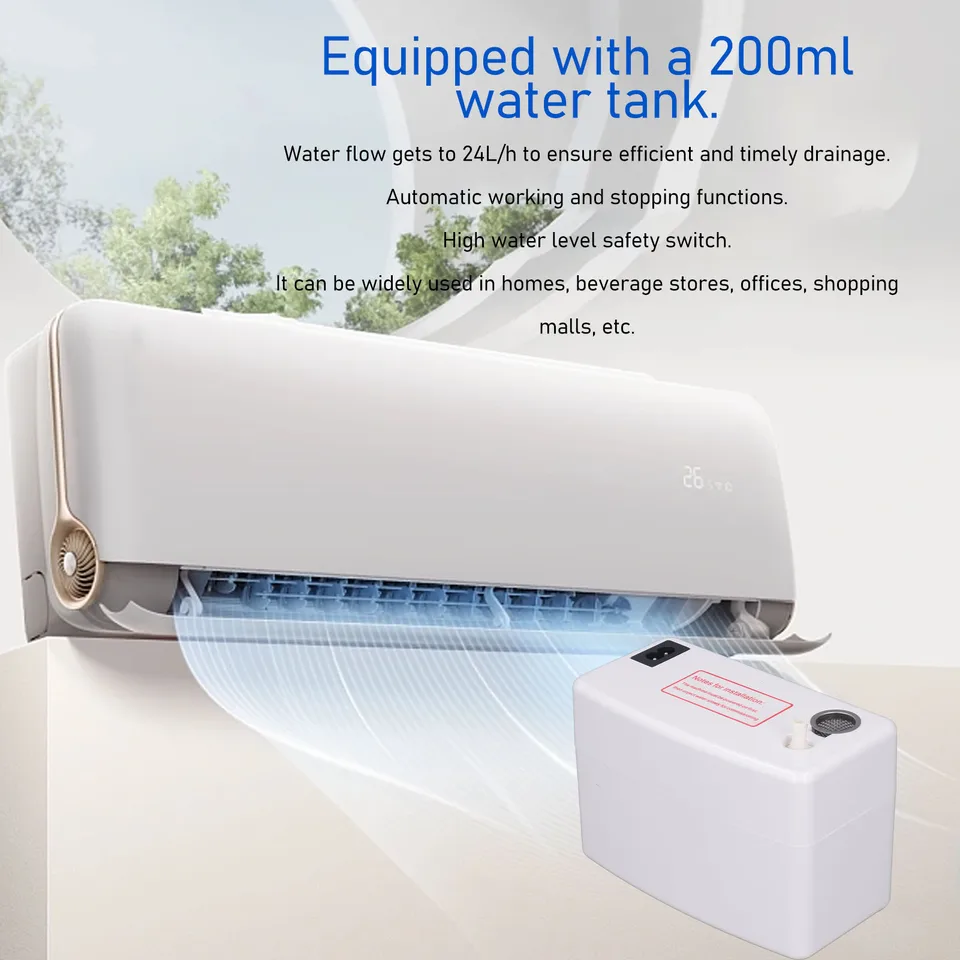 Condensate Pump 24L/h | Automatic AC Drain Pump | 200mL Storage Box - Thumbnail 5