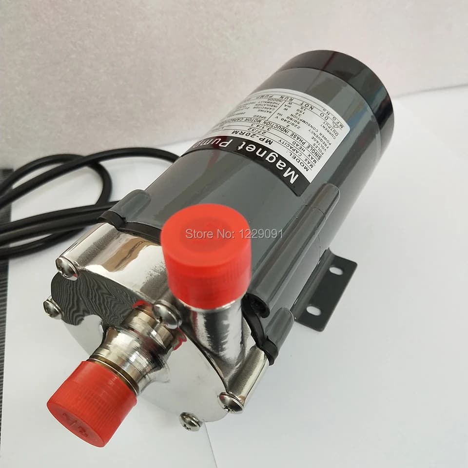 Pump | Stainless Steel Magnetic Drive | 140°C for Homebrewing - Thumbnail 5