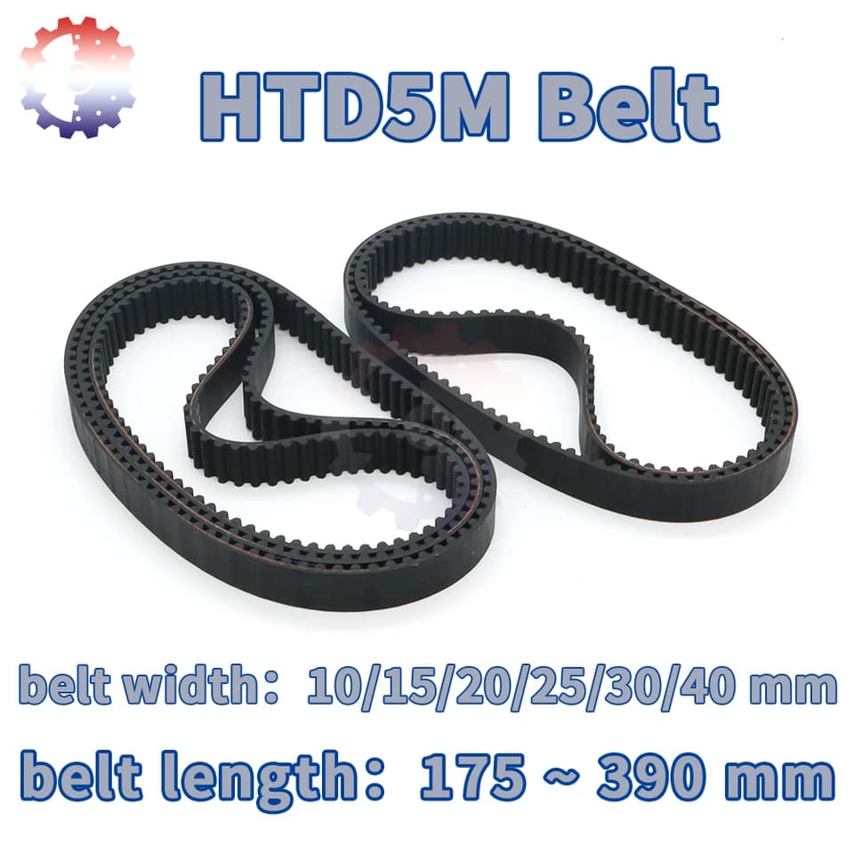HTD 5M Timing Belt | 175-390mm Length, 10-40mm Width | Industrial Drive Belt - Thumbnail 2