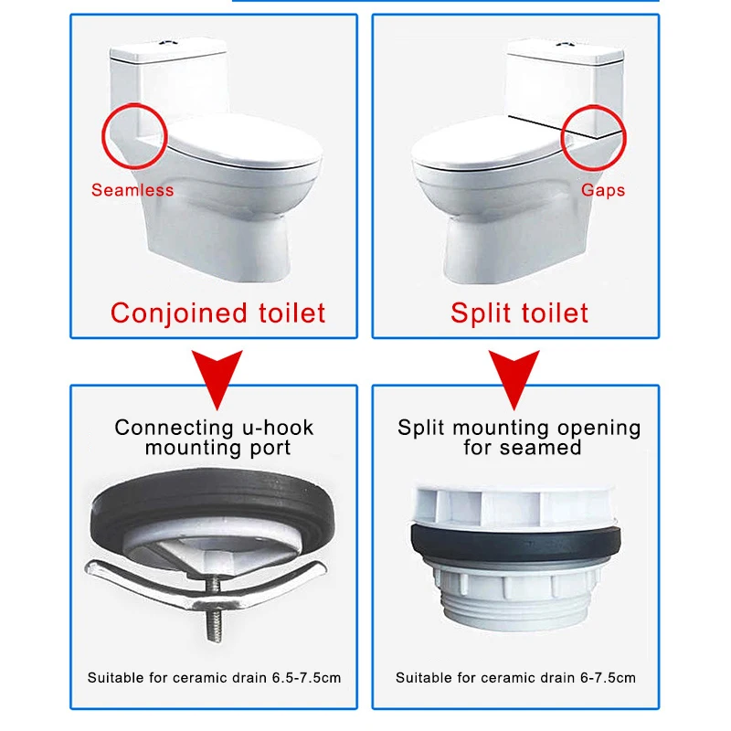 Toilet Siphon Flush Valve | Dual Flush Inlet | Cistern Repair Kit - Thumbnail 2