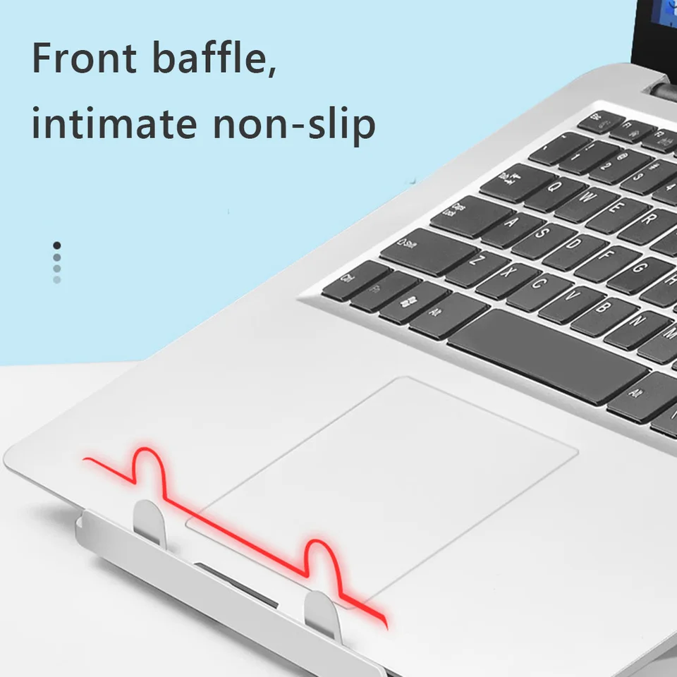 Adjustable Laptop Stand | Foldable Desktop Holder | Cooling Bracket - Thumbnail 5