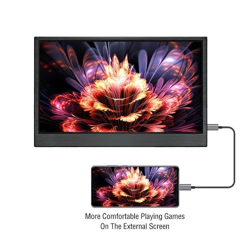 15.6" Portable Monitor | Full HD IPS Extended Display | For Laptop, Xbox, PS5 - Thumbnail 5