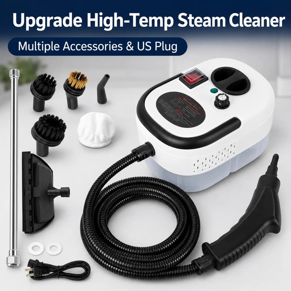 Carpet Spot Cleaner | 2500W Portable Steamer | 110V with Accessories - Thumbnail 2