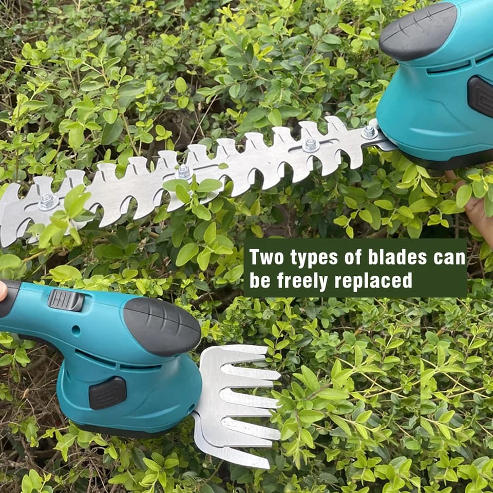 Cordless Hedge Trimmer | 18V Battery Compatible | Garden Shrub Pruning Tool - Thumbnail 6