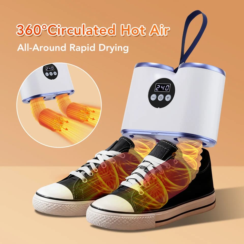 Intelligent Boot Dryer Warmer | Fast Dry 360° Airflow | Timer for Boots & Trainers - Thumbnail 4
