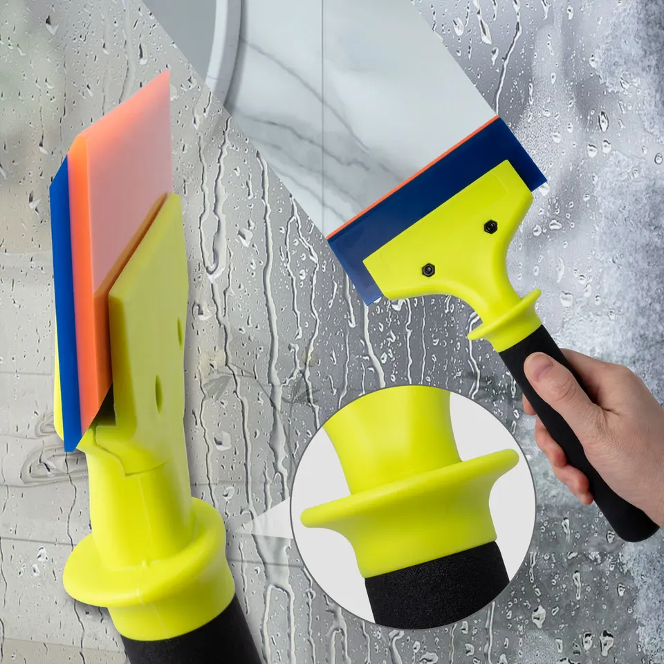 Window Squeegee | Soft Rubber Blade | Car Windscreen & Home Glass Cleaner - Thumbnail 6