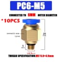 10PCS PC6-M5