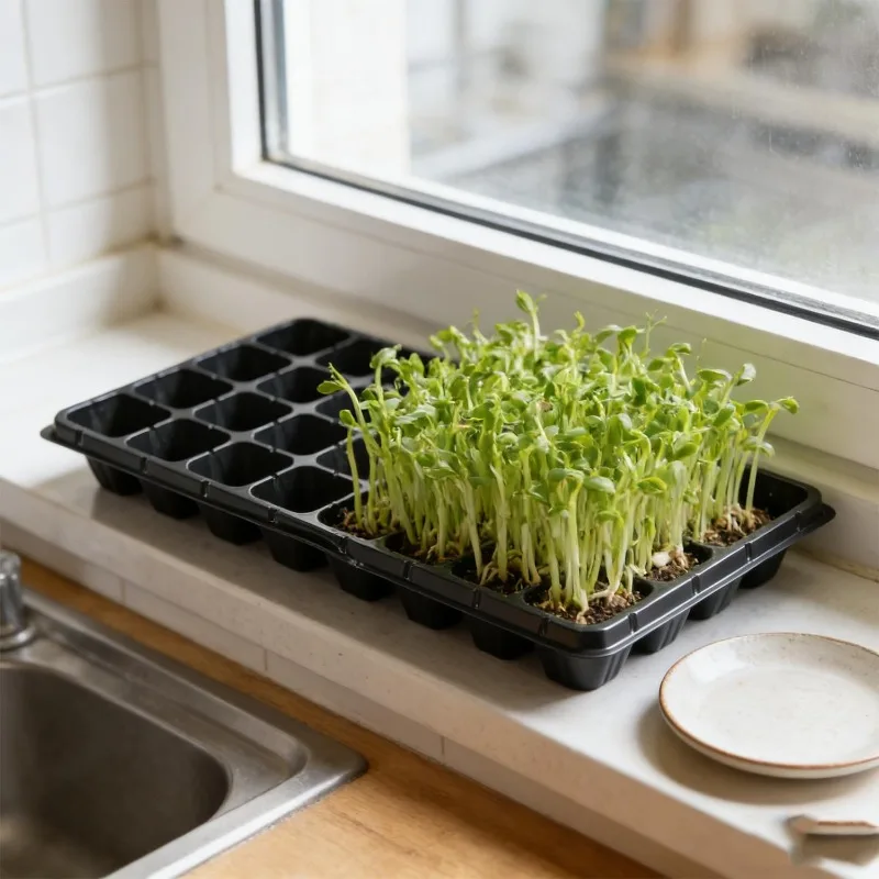 Seed Trays Cells | Drainage Holes for Succulents | Indoor/Outdoor Gardening Supply - Thumbnail 3